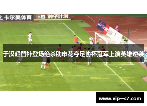 于汉超替补登场绝杀助申花夺足协杯冠军上演英雄逆袭